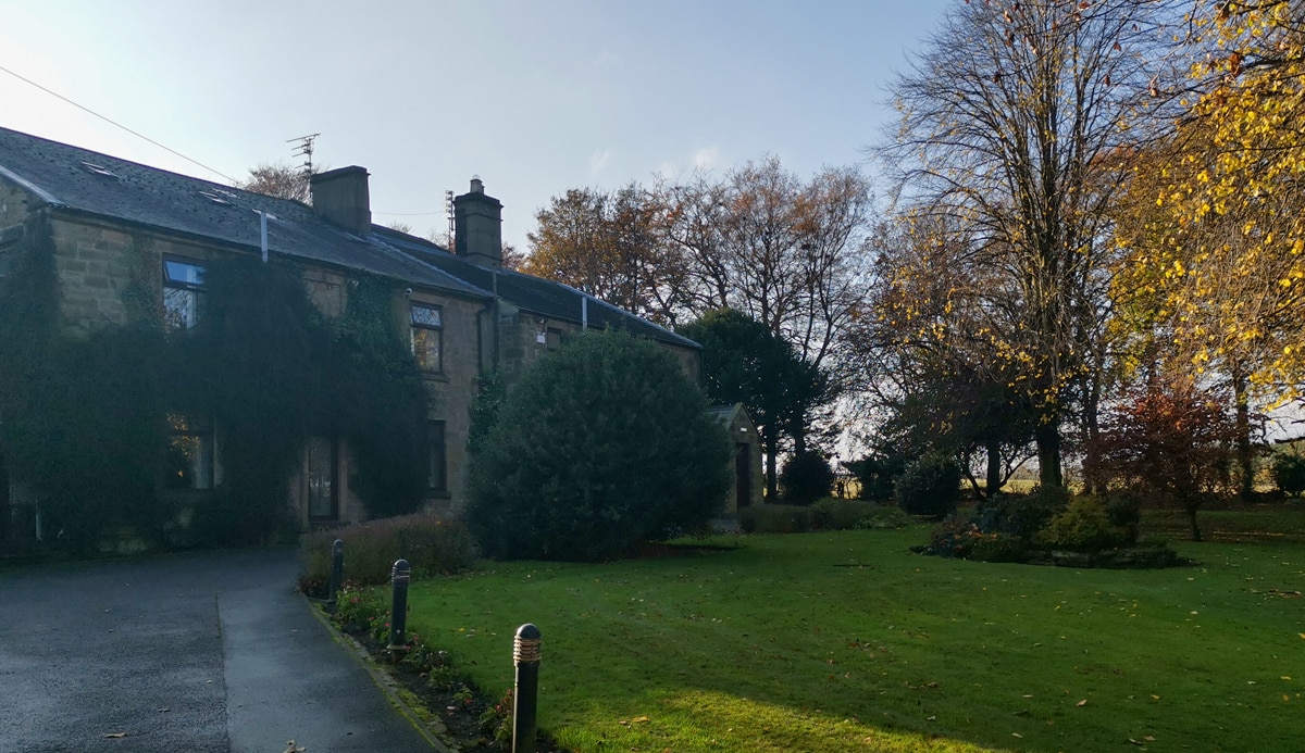 The entrance to Howard House School